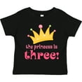 thumbnail image 3 of Inktastic 3rd Birthday Princess I'm Three Girls Toddler T-Shirt, 3 of 5