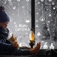 thumbnail image 4 of Pegatinas de copos de nieve navideños, pegatinas decorativas para ventanas y paredes, pegatinas de pared estáticas de PVC, decoración navideña para el hogar 2022, 4 of 6