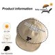 thumbnail image 2 of Gorra de béisbol para bebé niño, sombrero para el sol con letras, sombrero para el sol para bebé niño y niña, 2 of 5