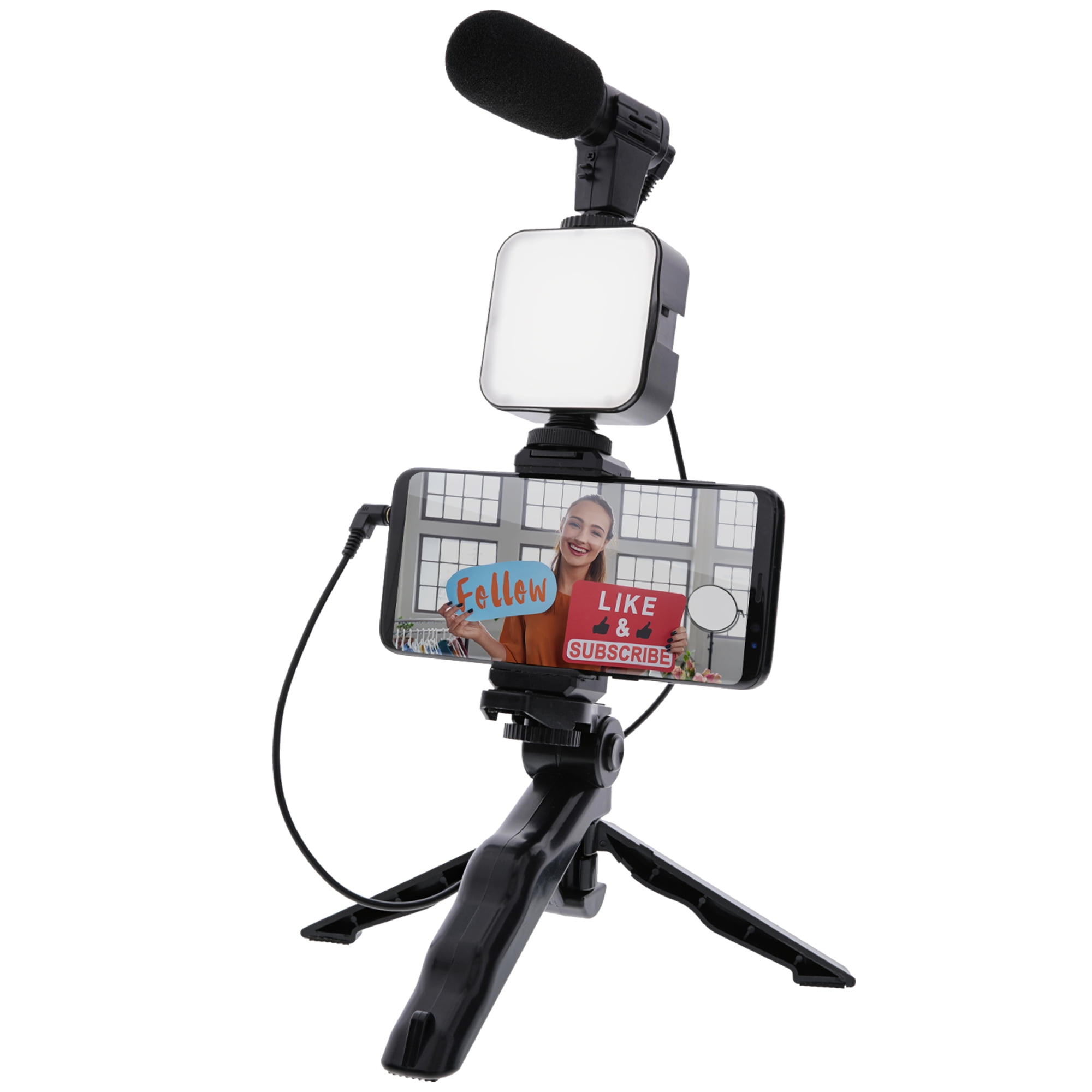 Monster 12 in. Ring Light Clip-On Phone Mount, for Live Streaming, Videos,  Social Media MSV7-1012-MWT - The Home Depot