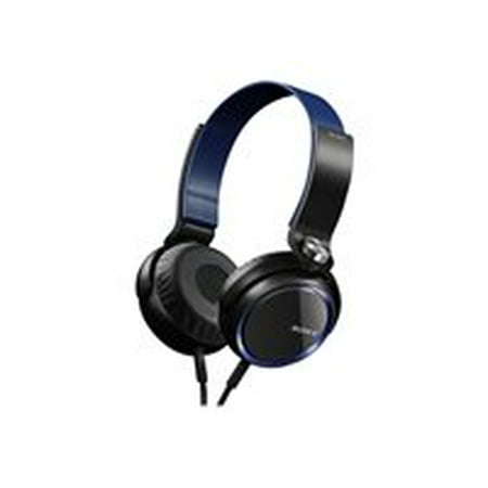 Sony MDR-XB400/BLU - XB Series - headphones - full size - noise isolating -
