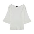 thumbnail image 1 of Tommy Hilfiger Womens Flare Sleeve Pullover Sweater, White, X-Small, 1 of 1