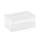 thumbnail image 1 of Soporte de Caja de Servilleta, Acrílico Transparente Fácil Limpieza de Tejido dispensador rectangular de Boca Ancha Elegante para Sala de Estar para Restaurante, 1 of 7