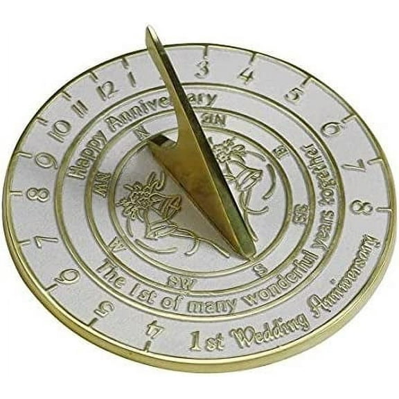 NAUTICALMART 1st Wedding Anniversary Sundial Gift