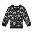 thumbnail image 4 of Disney Nightmare Before Christmas Jack Skellington French Terry Sweatshirt and Shorts Outfit Set Toddler to Big Kid, 4 of 5