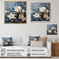 thumbnail image 4 of Designart "Blooming Blue And White Magnolias V" Magnolias Canvas Prints, 4 of 7