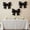 Black, variant on 10 Lavender 29x27 in Matte Giant Bow Mylar Foil Balloons Wedding Party Event Decorations