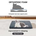 thumbnail image 3 of Cojín de sofá para mascotas, funda extraíble y lavable, esponja de alta densidad, diseño para las cuatro estaciones, para gatos y perros, asiento cómodo, tela duradera, acolchado suave, decoración de, 3 of 8