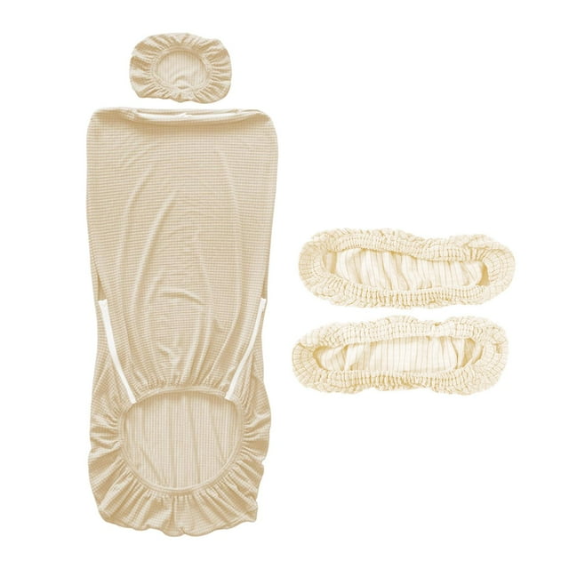Fundas para sillas de oficina, sillas gaming, sillas giratorias de escritorio para ordenador Blanco lechoso