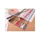 thumbnail image 4 of Cinturones delgados trenzados con flecos para mujeres Inspire Chic, rojos, 132 cm/52 pulgadas, 4 of 7