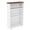 White, variant on Spaco 4-Tier Storage Cart, Slim Rolling Narrow Kitchen Cart for Small Place, Storage Cart for Indoor, Black