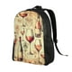thumbnail image 2 of Balery Wine Mochila - Mochila Estilosa y Duradera para Laptop de 15 Pulgadas con Tela Oxford Impermeable, 2 of 8