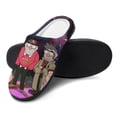 thumbnail image 4 of Mens Cozy Slippers Gravity Falls Warm Soft Plush Slipper Slip-on House Shoes for Home Indoor Outdoor, 4 of 7