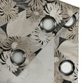thumbnail image 4 of Ambesonne Floral Grommet Curtain, Vintage Plant Soft Color, 50" x 96", Tan Black, 4 of 6
