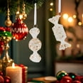 thumbnail image 5 of ToyKingdee Candy Crystal Christmas Tree Ornaments Hand Blown Candy Ornaments Hanging Clear Acrylic Christmas Tree Decorations for Xmas Party Decorations, 5 of 6