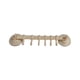 thumbnail image 5 of Monstrate Colgador de pared Vacío 6 Ganchos Estante Ventosa colgante ajustable Toalla Ventosa Tipo de bloqueo Traceless para el hogar Blanco Blanco 2piezas, 5 of 6