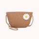 thumbnail image 5 of Mujer Retro Paja Tejido Verano Playa Hombro Bandolera () Blanco, 5 of 9