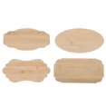 thumbnail image 1 of Shisuyan Hanging Wood Signs Bamboo Wood 4Pcs 9.82x4.91In For Diy Craft, 1 of 9