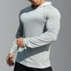 thumbnail image 1 of pstuiky Camisas para hombre de manga larga, Sudadera con capucha fina de manga larga para hombre, para fitness, exteriores, correr, otoño, transpirable y de secado rápido salir tops xxxl, 1 of 5