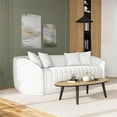 thumbnail image 5 of Thirst Mid Century Modern Luxury Tight Back Boucle Couch in White, 5 of 5