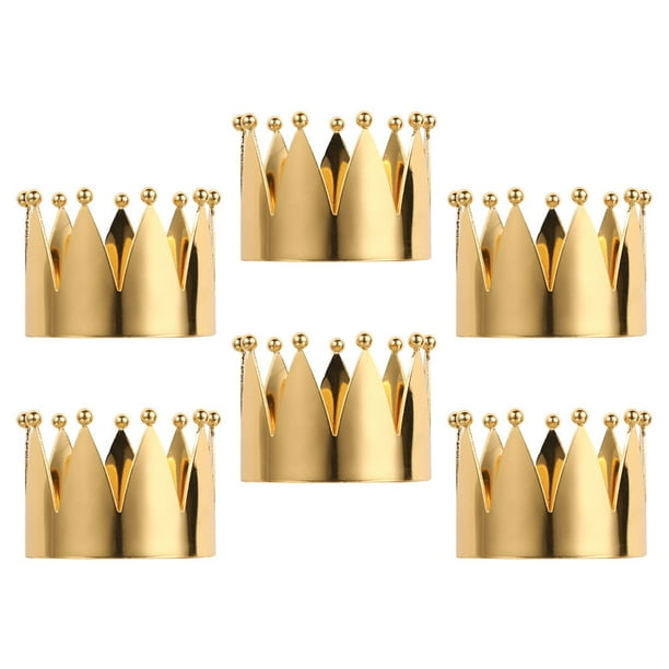 unbranded 6Ud De Servilleta De Metal Dorado Para Decorar En Fiestas Y Eventos