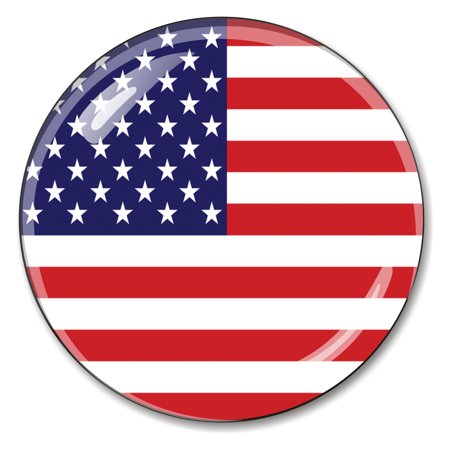Optical Crystal Diamond Paperweight - American Flag Crystal Paperweight