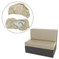thumbnail image 3 of Lijie Cushion Slipcovers Elastic Washable RV Dinette Cushion Covers Bench Cover Cream Beige, 3 of 6