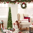 thumbnail image 5 of Ayieyill 5ft Pop up Christmas Tree,Color Artificial Pencil Tinsel Xmas Trees for Christmas Indoor Decorations, Collapsible Christmas Tree (Classic Green), 5 of 8