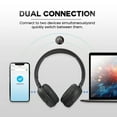 thumbnail image 5 of WIGACH Wireless Bluetooth Headphones, Noise Cancelling Headphones with Microphone, Folding Rechargeable Over Ear Headset for TV, Computer, Mac, Laptop, Phone, Suit Travel Home Office-Black, 5 of 7