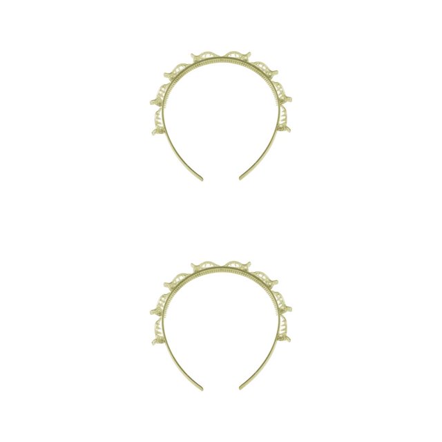 Minnieouse Diadema para mujer Diseño hueco Banda para el cabello Clip Color sólido Cabello Banda de plástico Accesorio para la cabeza, Amarillo amarillo 2piezas Minnieouse CBP148772