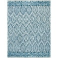 thumbnail image 6 of SAFAVIEH Aspen Eglantine Geometric Diamonds Wool Area Rug, Grey/Blue, 5' x 8', 6 of 8