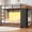 Black, variant on Metal Twin over Twin Bunk Bed with Wardrobe, 8 Storage Drawers, Power Outlets & LED Lights, Space-Saving Bunk Bed Frame with Hall Tree, Guardrail & Ladder for Bedroom, Dorm