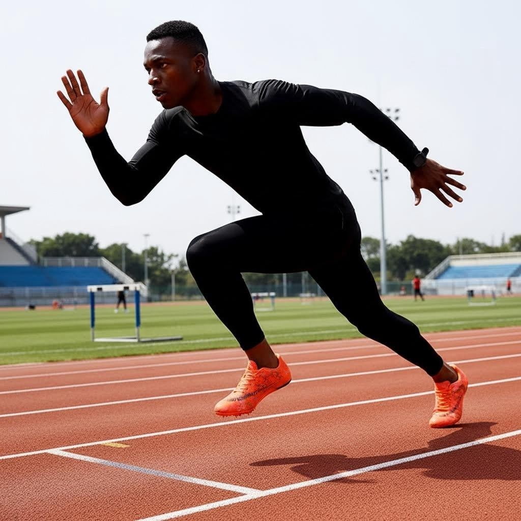 Unisex Track Spike Shoes, Track and Field Running Shoes for Sprint and Mid-distance