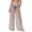 Khaki, variant on Turilly Cover Up Pants for Swimwear Women Chiffon Lightweight Sun Protection Beach Pants Wide Leg Bohemian Pants