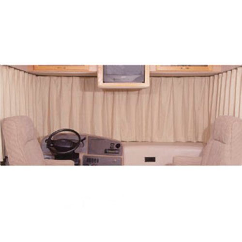 RV Designer W521 Windshield Curtain Beige 130" to 190" x 32" Walmart
