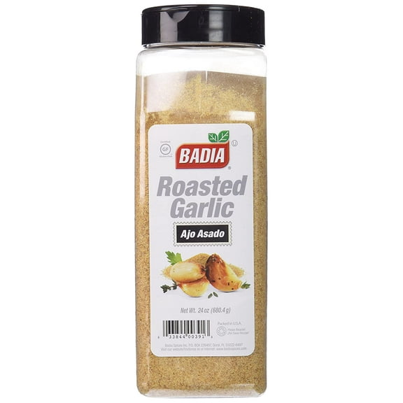 Roasted garlic by Badia. 1.5 lb jar