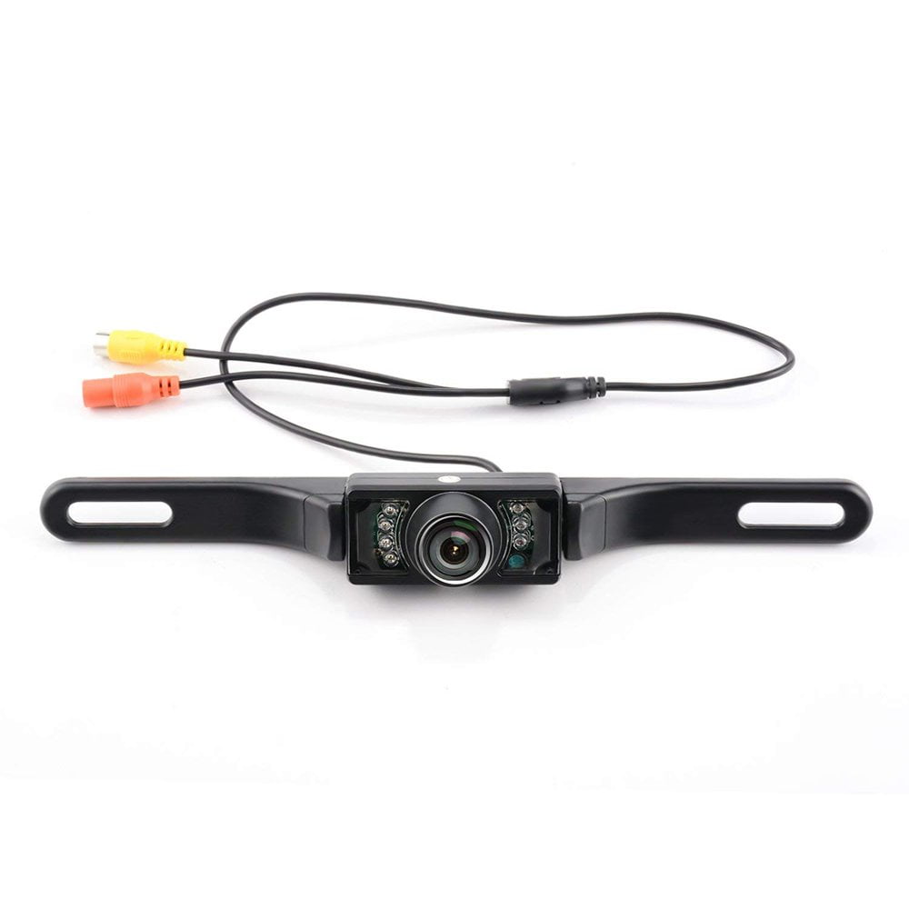 Car Rear View Backup Camera Parking Reverse Back Up Camera Waterproof CMOS 7LED 