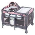 thumbnail image 1 of Baby Trend Lil' Snooze Deluxe III Cozy Pink con capazo, 1 of 8