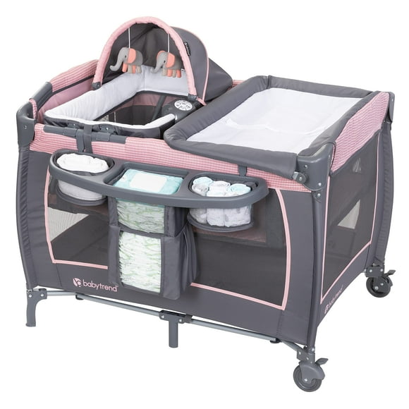 Baby Trend Lil' Snooze Deluxe III Cozy Pink con capazo