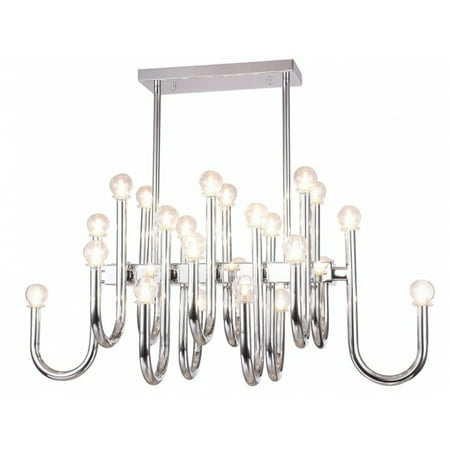 

Bethel A CHROME ARCHED ARM CEILING FIXTURE WITH CLEAR GLASS SHADES