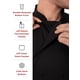 thumbnail image 3 of Chaqueta de Chef Chef Works Morocco para Hombres Negra Talla X-Large, 3 of 3