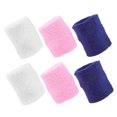 thumbnail image 3 of Minkissy Stretchy Wristbands Wrist Bands Polyester White 6Pcs Yoga, 3 of 8