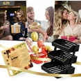 thumbnail image 4 of Bamboo 3 Tier Fruit Basket For Counter, Large Capacity Fruit Storage Countertop, Fruit Holder, Wooden Pantry Organizers and Storage, Kitchen Countertop Organizer With 2 Banana Hangers (Black), 4 of 11