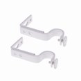 thumbnail image 2 of 2 Pcs Support de Rideau Réglable Support de Tringle à Rideau, 2 of 8