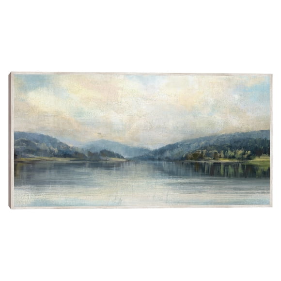 Cuadro Decorativo - Silencio junto al lago Jr Impresión en canvas, estrechado