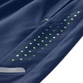 thumbnail image 6 of Hurxie Men Swim Trunks Gym Shorts with Mesh Liner Zipper Pocket Quick Dry Breathable for Workout Runing Beach Pool Dark Blue,L, 6 of 7
