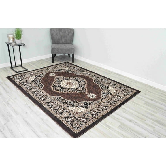 Sultan Rug DESIGN 3017 - 2'6"x3'9", Brown