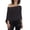 Black, variant on Women Sheer Poncho Top Off The Shoulder Y2k See Through Shrug Mesh Cover Up Lightweight Asymmetrical Cape Top