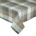 thumbnail image 3 of Stone Tri Color Check Tablecloth 52x52", 3 of 3