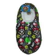 Brother Toddler Boys Fuzzy Babba Slippers S/M 8/13